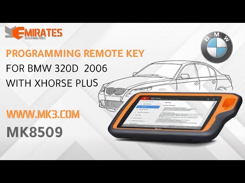 Programming Remote Key For BMW 320D 2006 With Xhorse VVDI Key Tool Plus Pad Device.