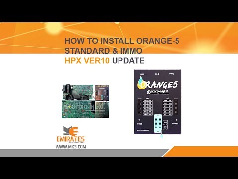 HOW TO INSTALL ORANGE 5 STANDARD & IMMO HPX VER 10 UPDATE