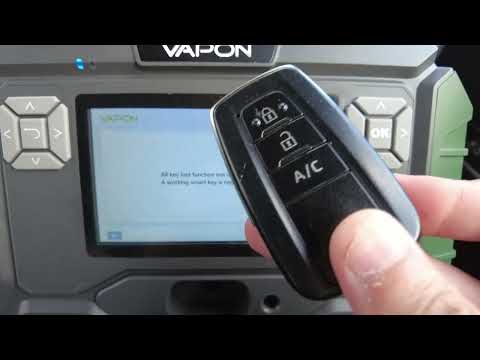 Toyota Prius Prime 2020 Proximity Smart Key Programming Using VAPON VP996 MP4