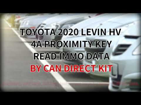 OBDStar: TOYOTA 2020 LEVIN HV 4A PROXIMITY KEY READ IMMO DATA BY CAN DIRECT KIT