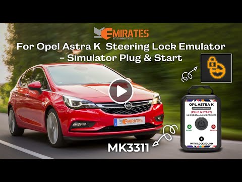 Opel Astra K Steering Lock Emulator Simulator (Plug & Start)