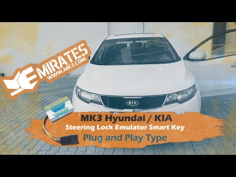 MK3 KIA & Hyundai Steering Lock Emulator For Smart Keyless Key With Lock Sound tested on Cerato2011