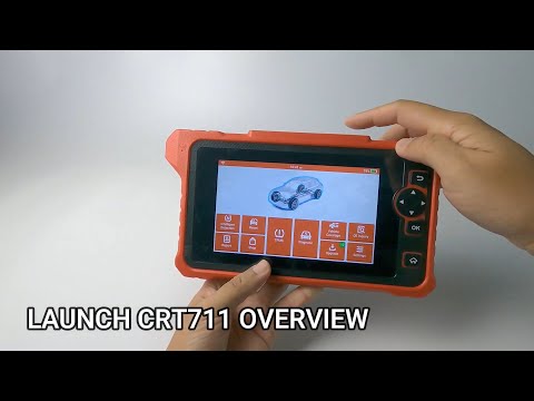 CRT 711 | 2 in 1 TPMS & Diagnostic Tool Overview | LAUNCH