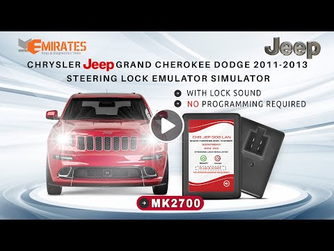 Chrysler Jeep Grand Cherokee Dodge 2011-2013 Steering Lock Emulator from MK3 (Plug & Start)