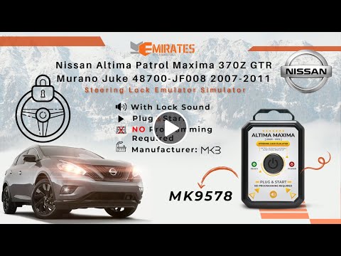 Nissan Altima Maxima 370Z GTR Murano Juke Patrol 48700-JF008 48700-1NC0A 2007-2011 Steering Lock Emulator Simulator 42 viewsNov 12, 2021