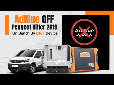 AdBlue OFF Peugeot Rifter 2019 On Bench By DFOX Device