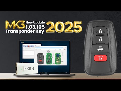 Introducing A New Update 01.03.105 Released For The MK3 Original Transponder Key Programming Tool