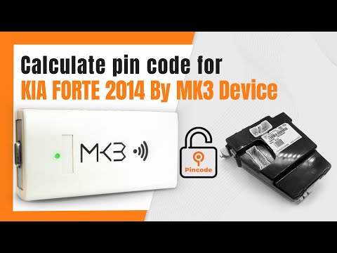 Calculate pin code for Kia Forte 2014 by MK3 device