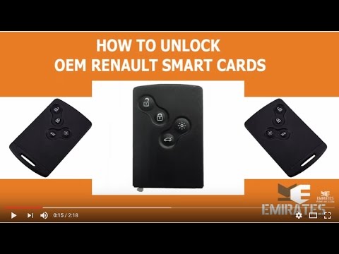 How To Unlock OEM Renault Smart Cards via MK3