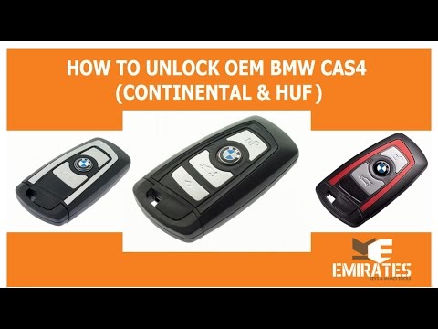 HOW TO UNLOCK OEM BMW CAS4 CONTINENTAL & HUF PCF7952 via MK3