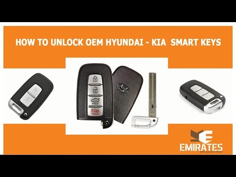 How to Unlock Oem hyundai Kia Smart Keys via MK3