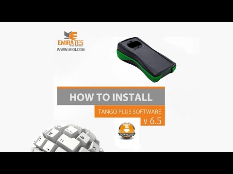 HOW TO INSTALL TANGO PLUS SOFTWARE V 6.5