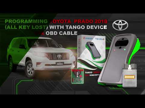 Tango: Programming Toyota Prado 2018 (All Keys Lost) With OBD Cable