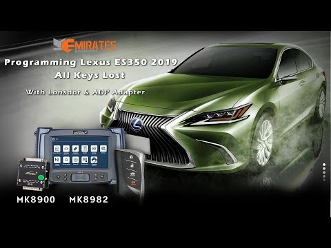 Programming Lexus ES350 2019 (All Key Lost) With Lonsdor & ADP Adapter