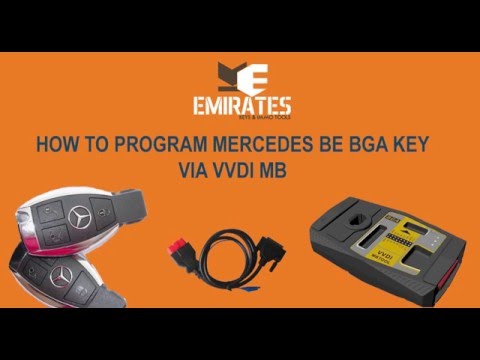 How To Program Mercedes BE BGA Key via VVDI MB