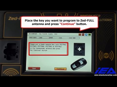 BMW CAS3+ OBD KEY PROGRAMMING WITH Zed FULL LOST KEY SITUATION