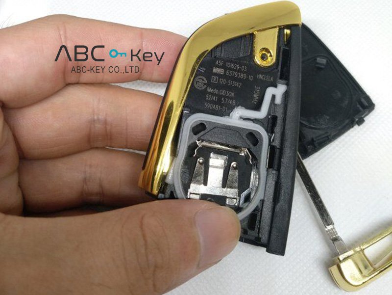 FEM System Remote Key for BMW F Series 315MHZ/433MHZ with Gold Metal Cover
