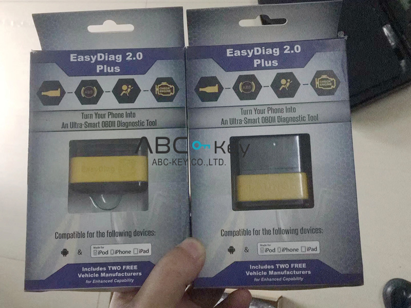 Launch X431 EasyDiag Plus 2.0 OBDII Code Reader for iOS/Android 