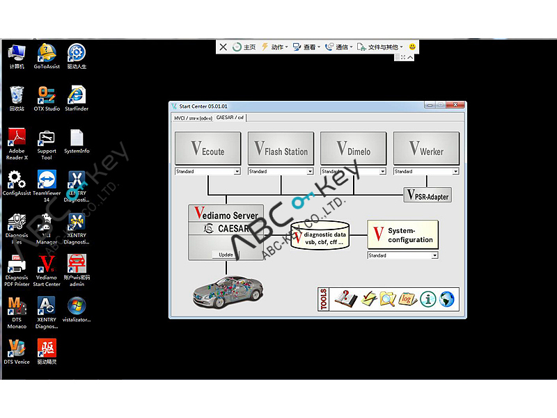 Vediamo V05.01.01 Development and Engineering Software for MB SD C4 Suitable for All Serial Numbers Not Including Database
