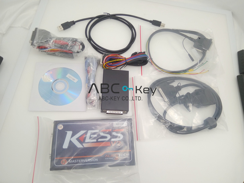 Newest V2.47 KESS V2 V5.017 Manager ECU Tuning Kit Master Version with Reset Button No Token Limitation for Both Car and Trucks