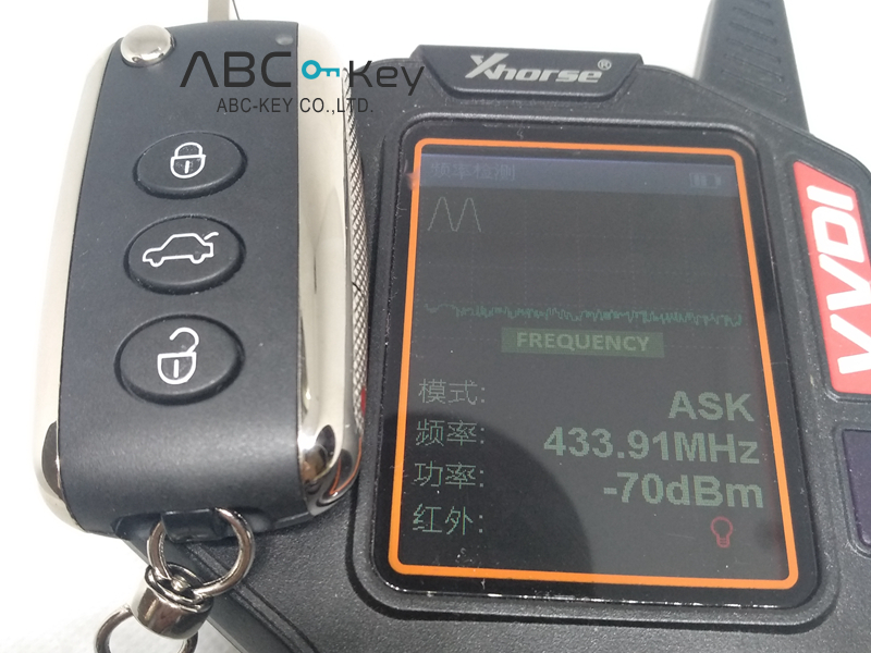 Llave remota inteligente sin llave 3B para Bentley 433Mhz