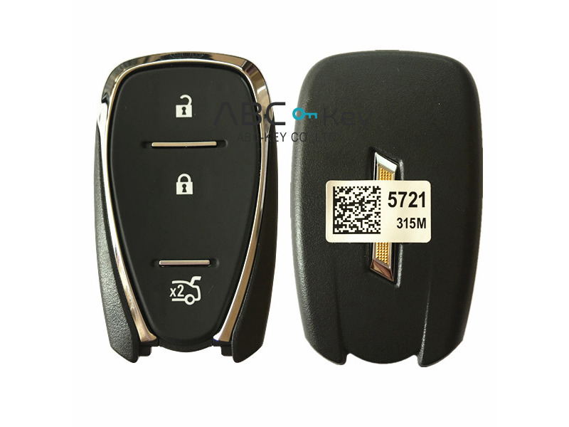Chevrolet cruze 3 button smart key 315 mhz PCF7937E HYQ4AA 13585721C