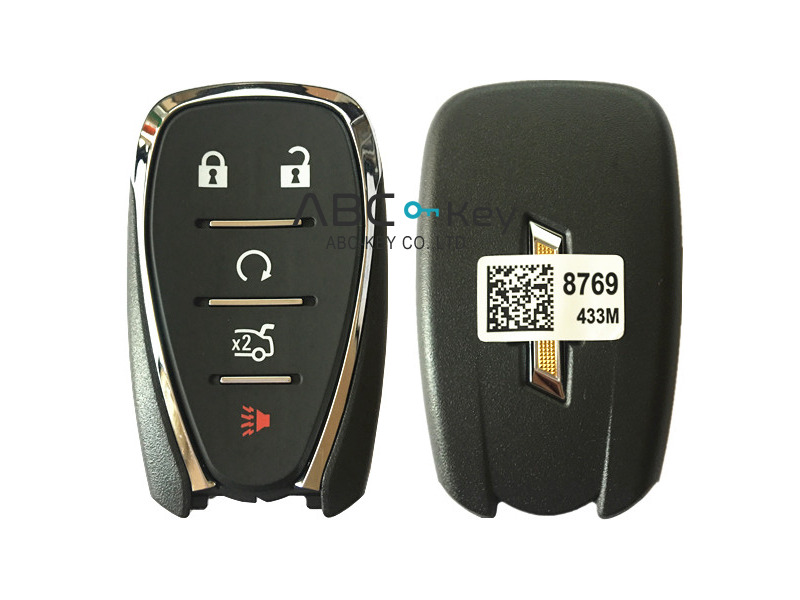 Chevrolet Smart Key 4 + 1 Botón 433MHz
