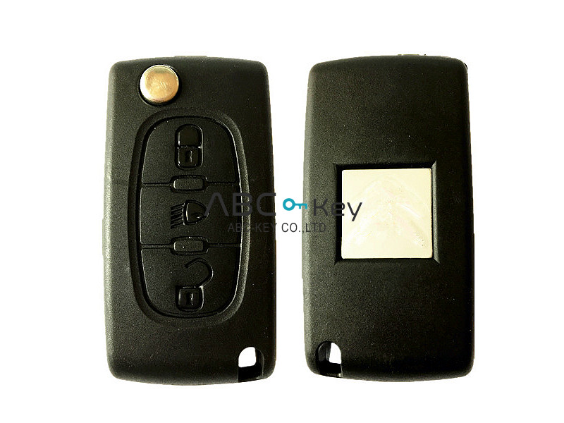 OEM Citroen 0523 remote key 3 buttons