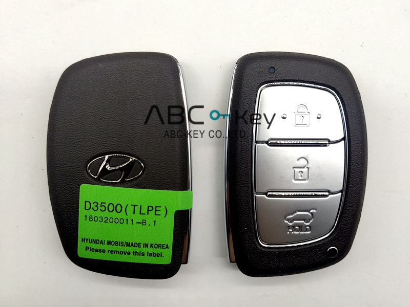 OEM Hyundai Tucson 2019 Genuine Smart Remote Key 3 Buttons 433MHz 95440-D3500