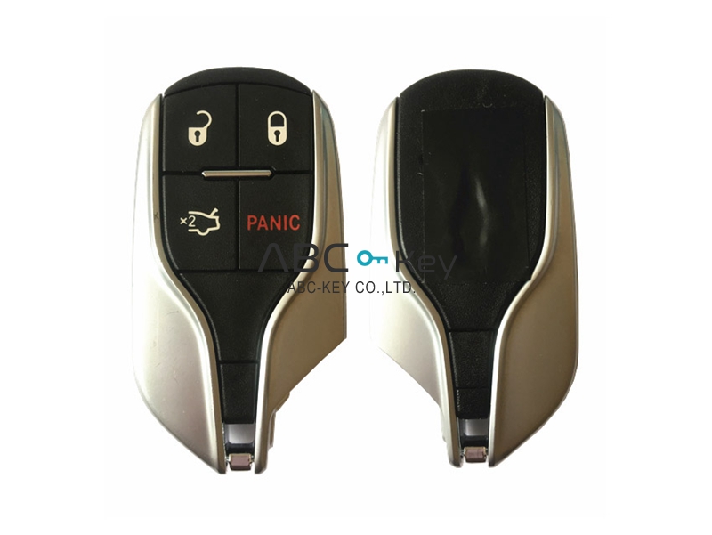 3+1 buttons smart remote control of 433 mhz chip for Maserati Quattroporte Ghibli Levante