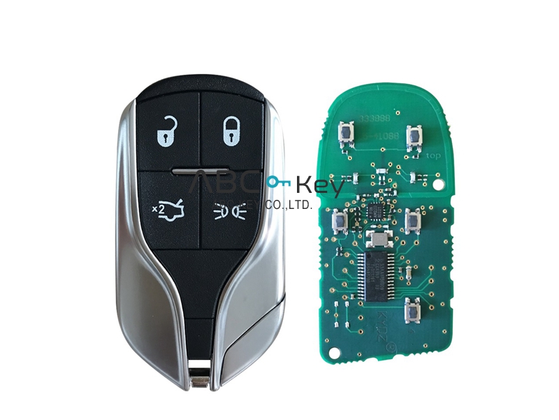 Control remoto inteligente de 4 botones de 433 mhz chip para Maserati Quattroporte Ghibli Levante