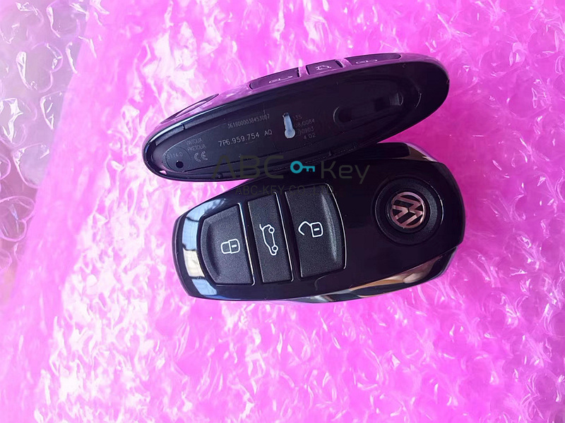 Llave inteligente original VW Touareg con llave sin llave