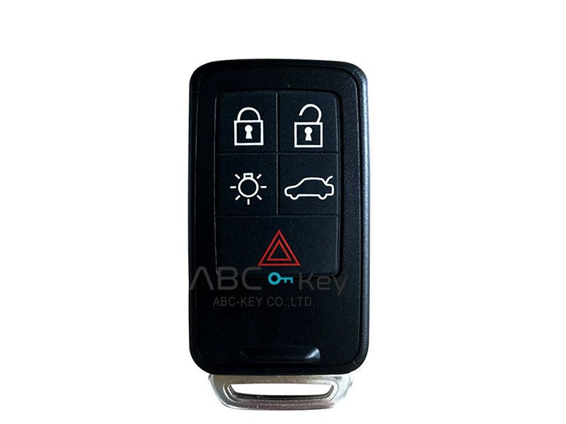 Volvo llave inteligente de 5 botones con llave sin llave