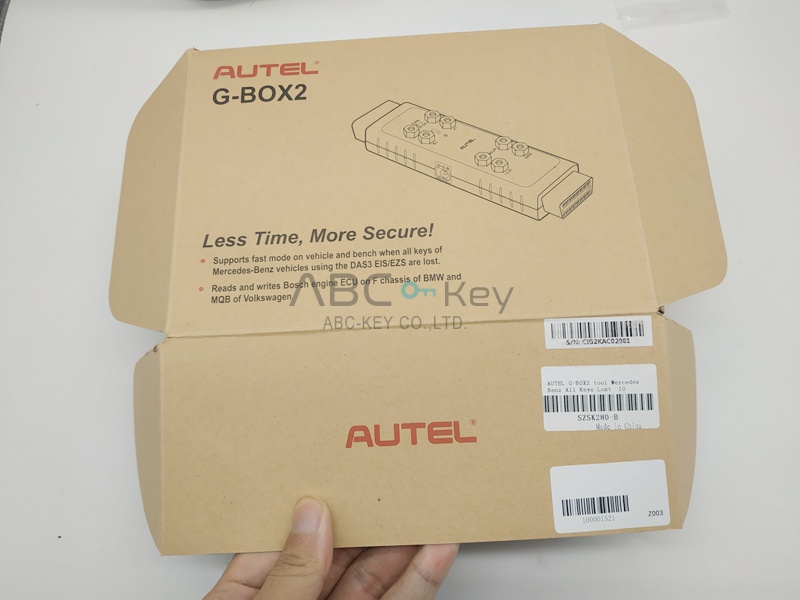 Original Autel G-BOX2 Tool for Mercedes Benz All Key Lost Work with Autel MaxiIM IM608/IM508