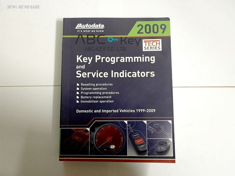 Programación de claves de autodatos y libro de indicadores de servicio